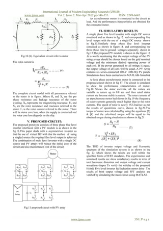 Performance and Analysis of Hybrid Multilevel Inverter fed Induction ...