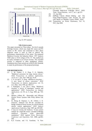 Performance and Analysis of Hybrid Multilevel Inverter fed Induction ...