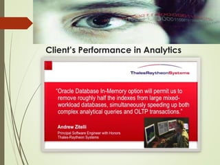 Client’s Performance in Analytics
 