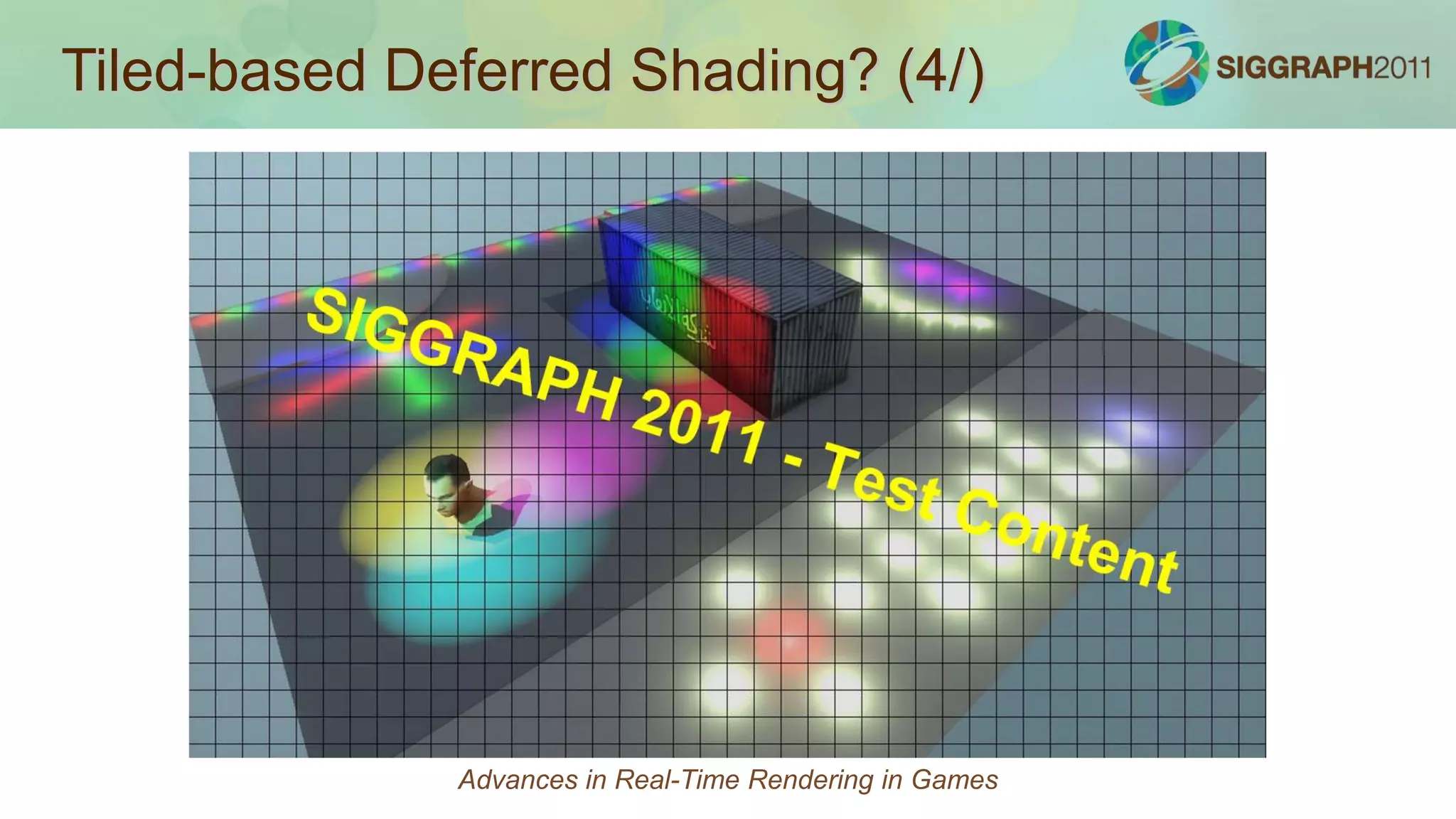 PLUS We can improve furtherAdvances in Real-Time Rendering in Games
