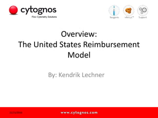 Overview:
The United States Reimbursement
Model
By: Kendrik Lechner
21/11/2016
 