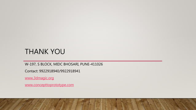 Tool room setup | PPTX