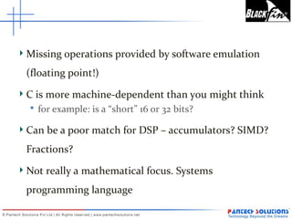 Simd Floating Point Introduction to Blackfin BF532 DSP | PPT