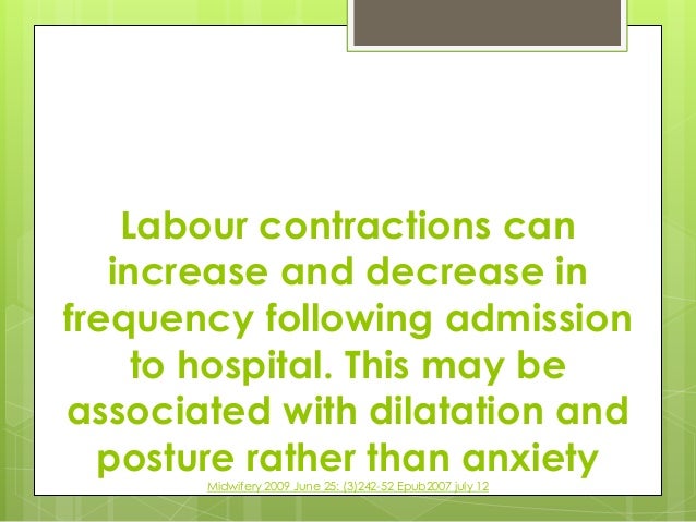 5 Contraction Patterns of Labour