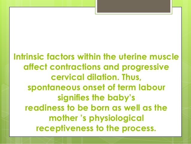 5 Contraction Patterns of Labour