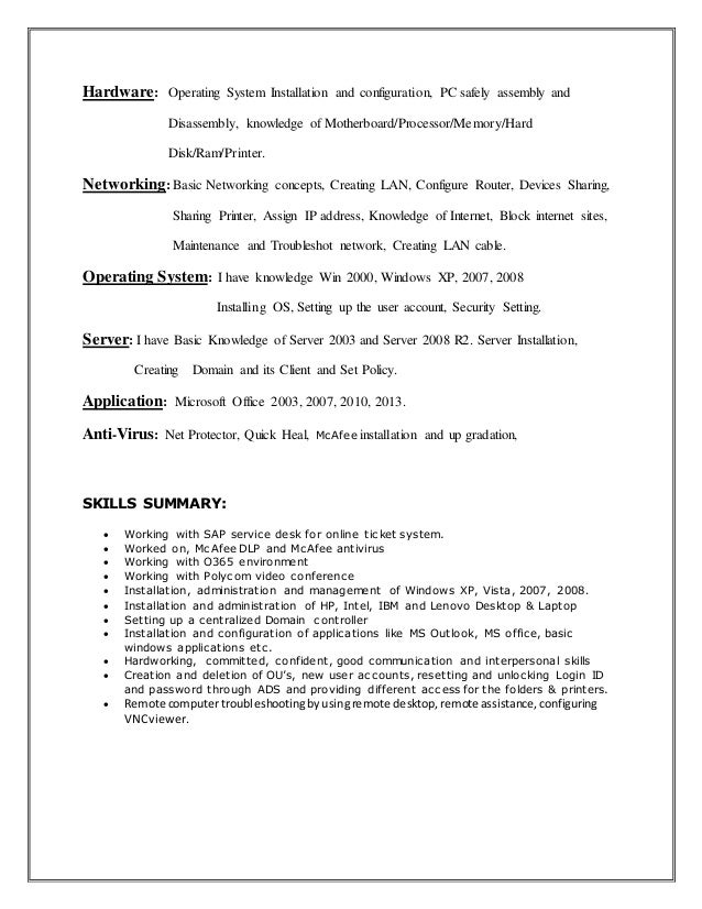 vinay resume