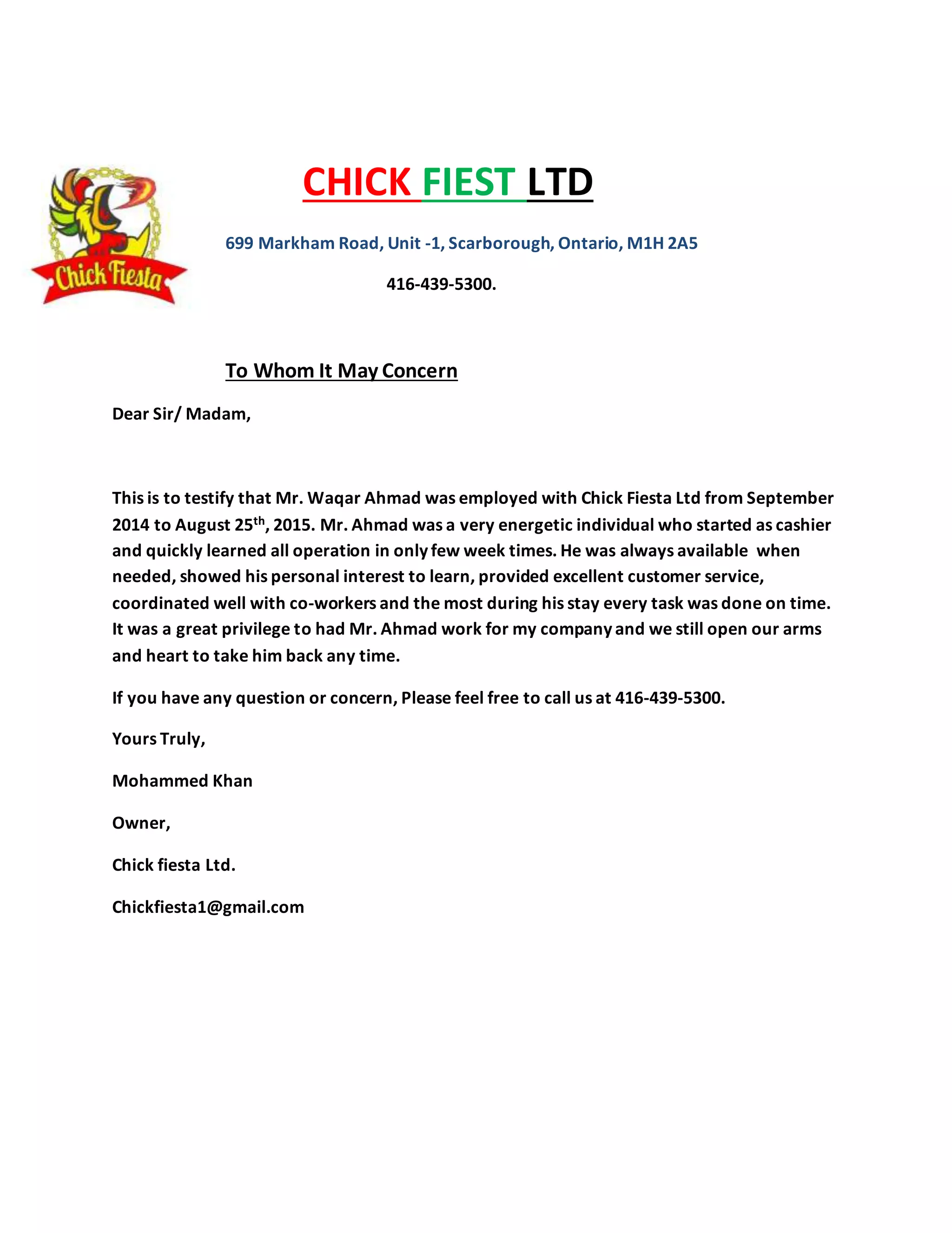 Reference Letter[CHICK-FIESTA] | DOCX