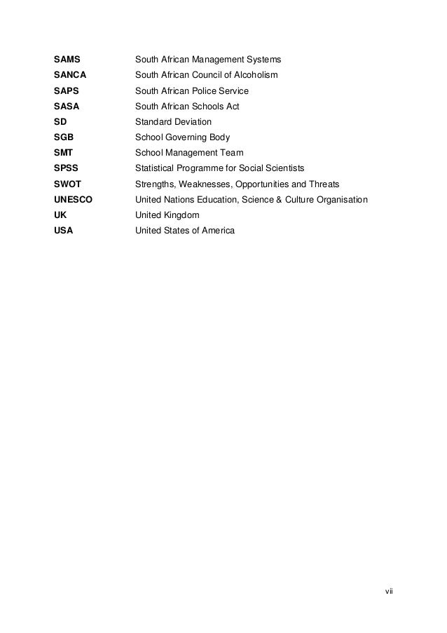 Dissertation statistical services south africa