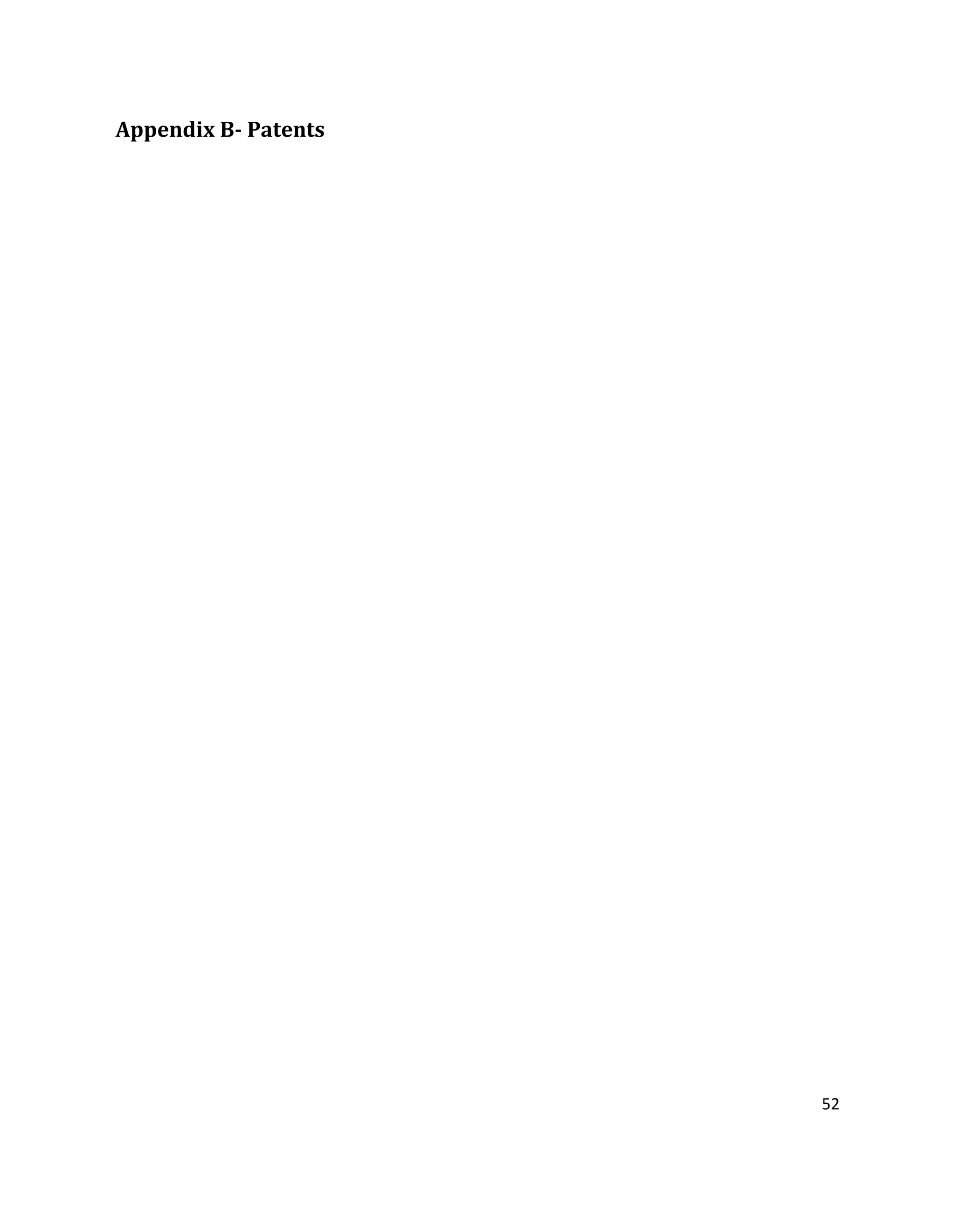 52
Appendix B- Patents
 