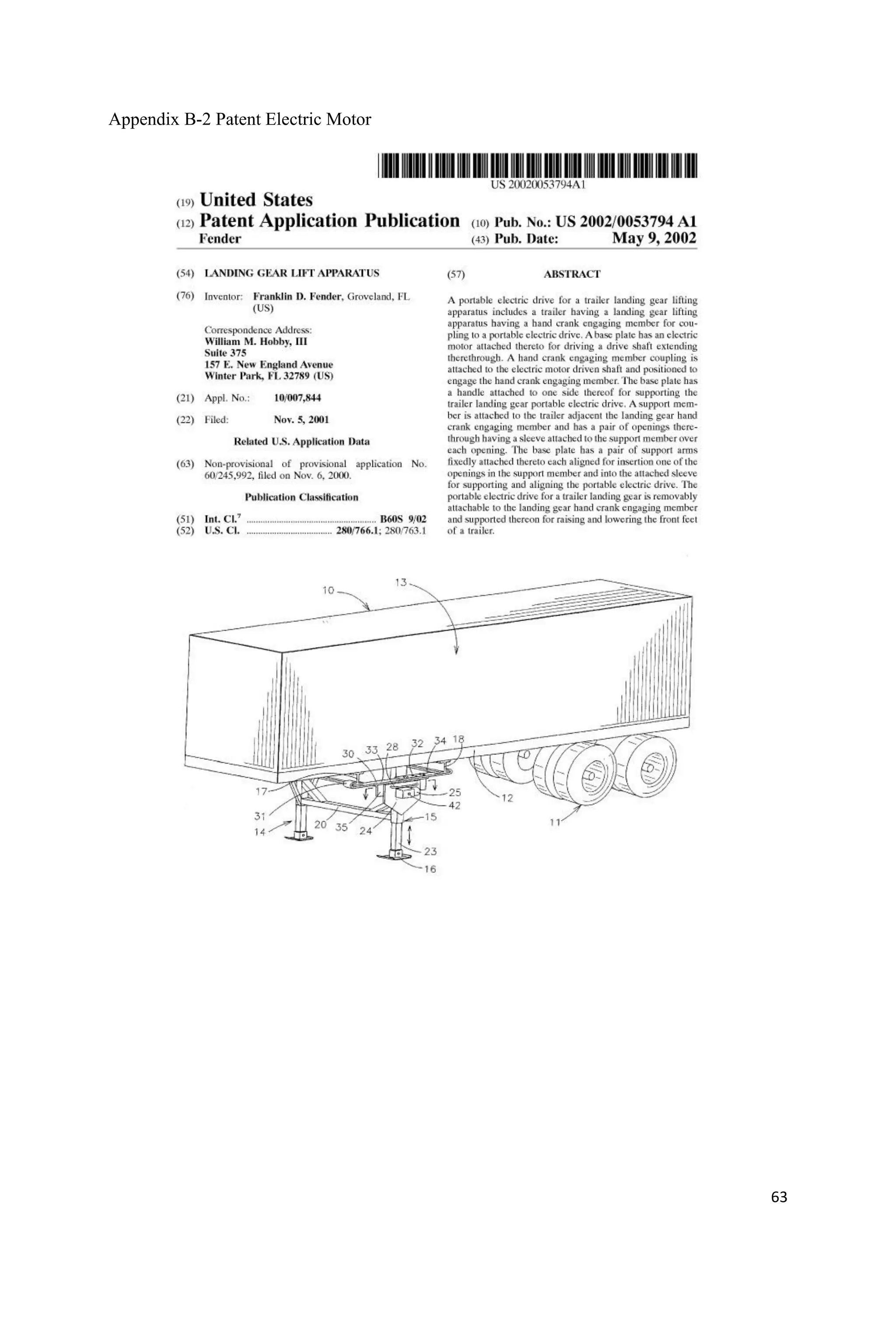 63
Appendix B-2 Patent Electric Motor
 