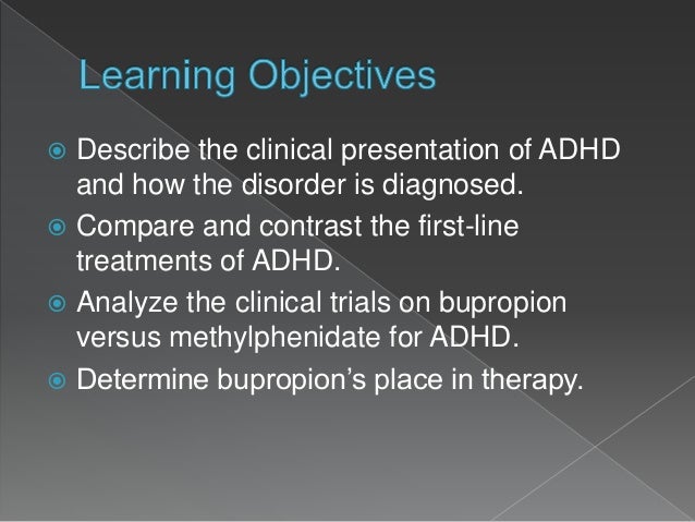 Wellbutrin adhd off label use
