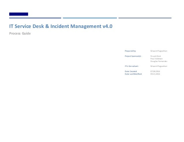 Incident Mgmt Process Guideand Standards