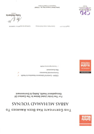 ABBAS MUHAMMAD DOCUMENTS