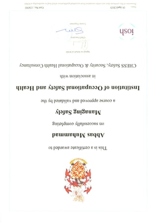 ABBAS MUHAMMAD DOCUMENTS