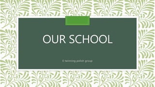 OUR SCHOOL
E twinning polish group
 