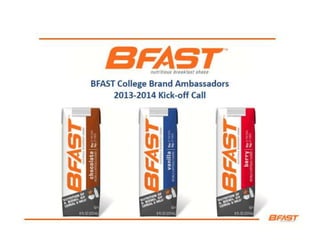 BFAST GM Training Presentation