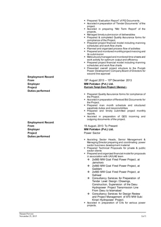 CV -Hassan Pervaiz - | PDF