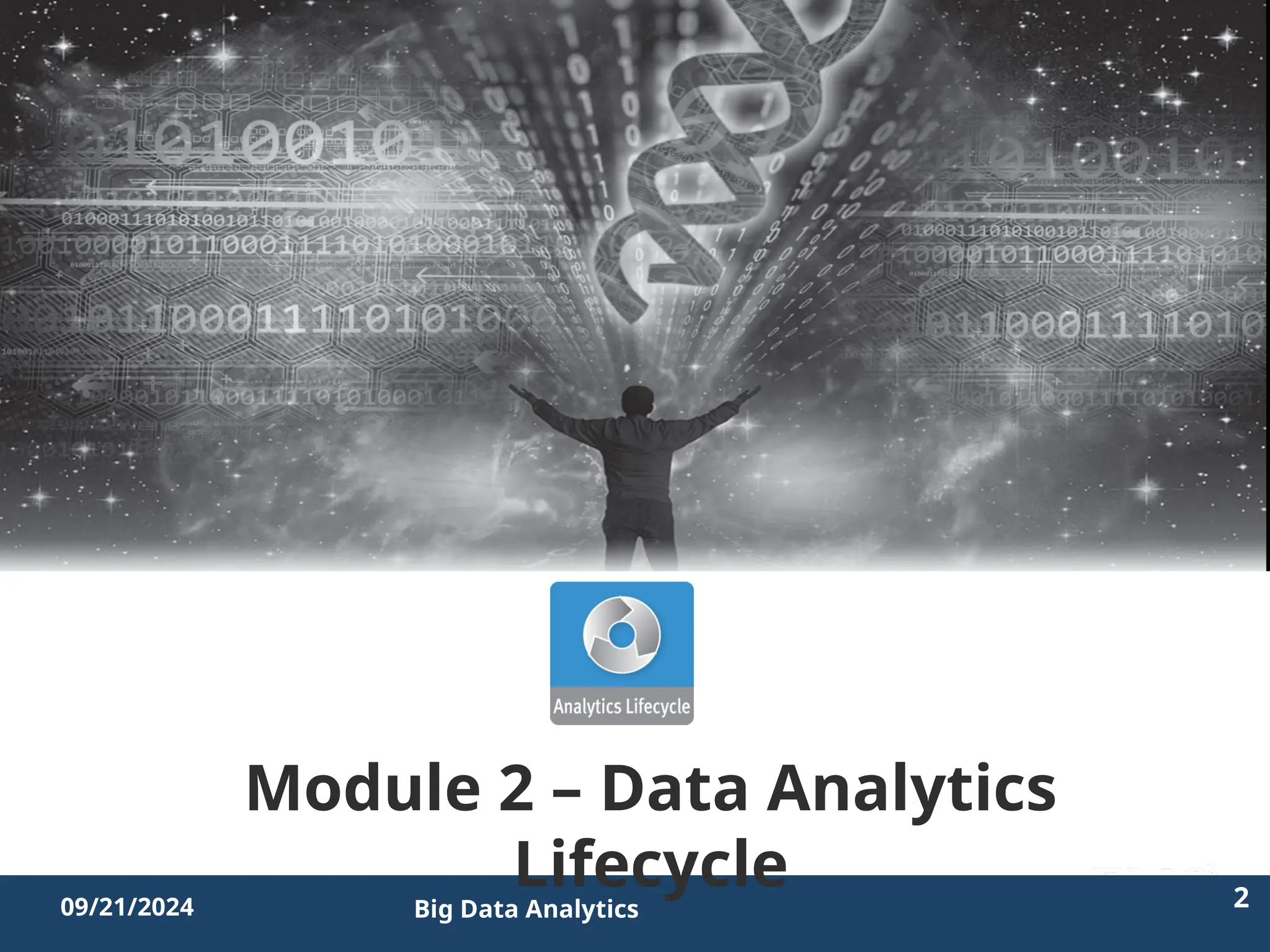 2/11/2023 2 2
09/21/2024 Big Data Analytics
Module 2 – Data Analytics
Lifecycle
 