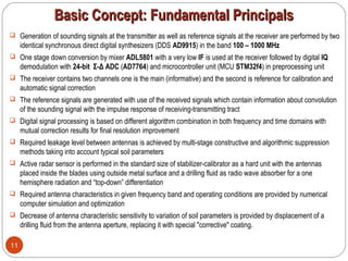 Basic Concept: Fundamental PrincipalsBasic Concept: Fundamental Principals
11
 Generation of sounding signals at the tran...