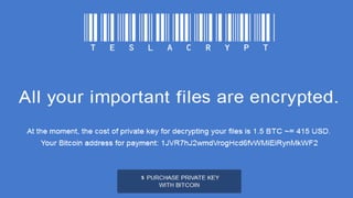 TeslaCrypt
 