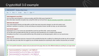 CryptoWall 3.0 example
 