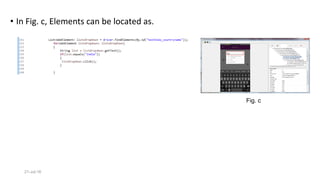 21-Jul-16
• In Fig. c, Elements can be located as.
Fig. c
 
