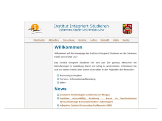 Institut Integriert Studieren Linz 