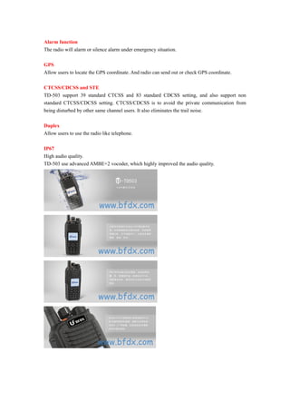 Bfdx dmr digital two way radios bf-td503 walkie talkie | DOC