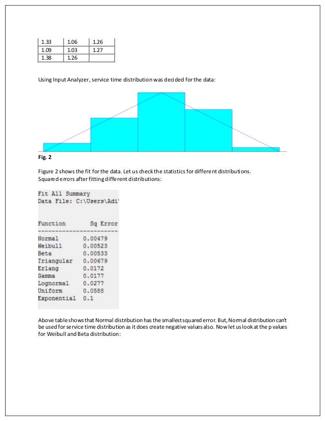 Simulation Project in ARENA