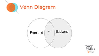Venn Diagram
Frontend Backend?
 