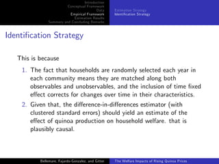 The welfare impacts of rising quinoa prices: evidence from Peru