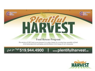 Plentiful Harvest: Food Rescue Program