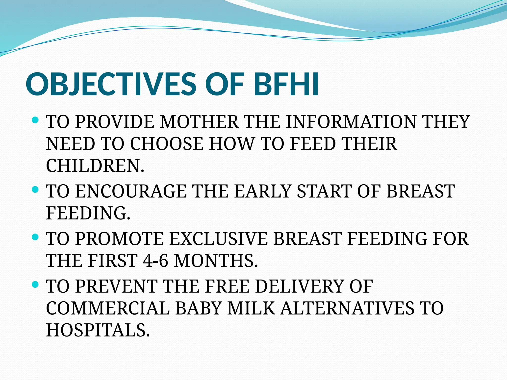 BFHI ( baby - friendly hospital initiative ) | PPTX