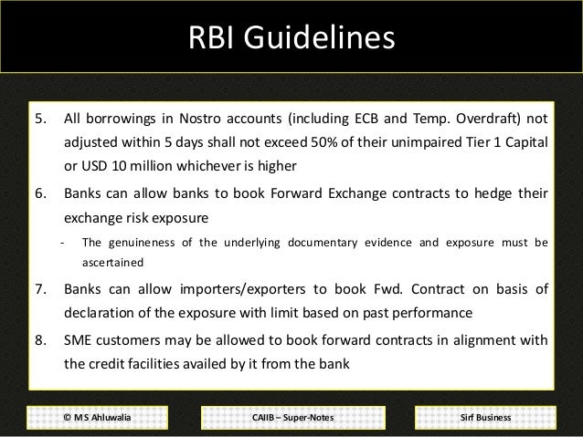 Exchange rate and forex business caiib