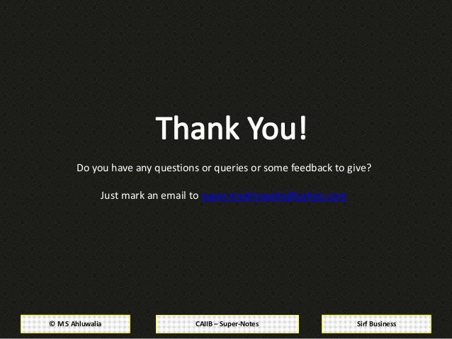 Caiib Super Notes Bank Financial Management Module A International - 