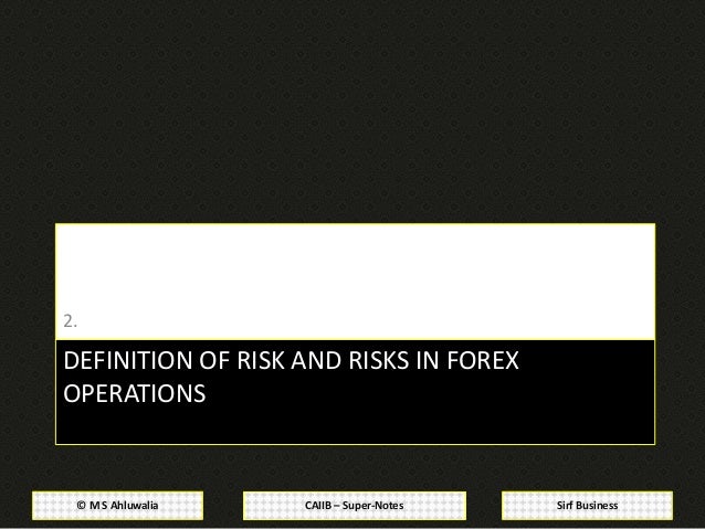Basics of forex derivatives caiib