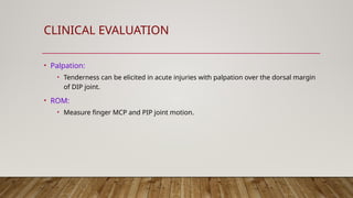 Pip Rom Comprehensive Overview of Mallet Finger Injury: Diagnosis ...