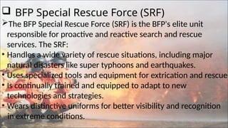 Comprehensive Overview of BFP Fire Safety and Special Operations | PPTX