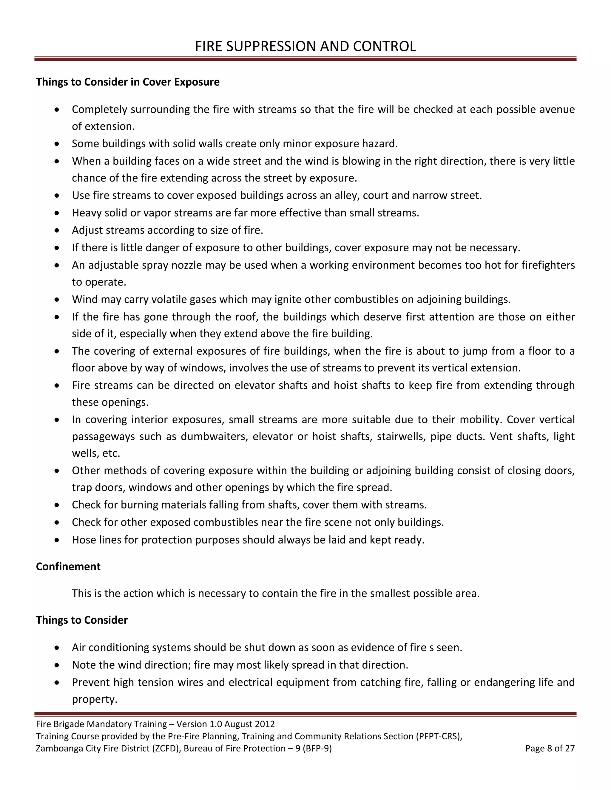 competency training fire brigade trainee guide module 1-5 | PDF