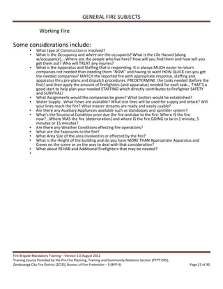 competency training fire brigade trainee guide module 1-5 | PDF