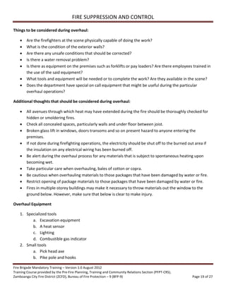 competency training fire brigade trainee guide module 1-5 | PDF