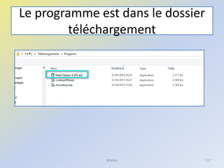 Le programme est dans le dossier
téléchargement
@telier 117
 
