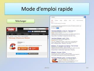 Mode d’emploi rapide
Télécharger
@telier 169
 