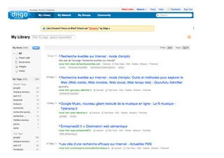 Mettre en place une veille grâce aux outils du Web 2.0

                                       DIIGO




15                       © BFR Consultants - 2011
 