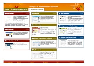 Mettre en place une veille grâce aux outils du Web 2.0




22                       © BFR Consultants - 2011
 