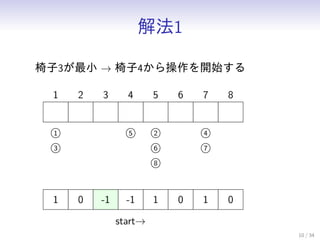 ⷨ1
10 / 34
3С  4_ʼ
1 2 3 4 5 6 7 8
1
3
5 2
6
8
4
7
1 0 -1 -1 1 0 1 0
start
 