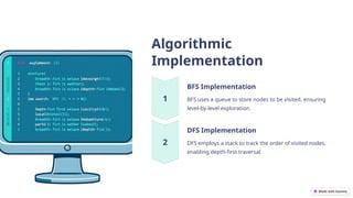 BFS and DFS transversal algorithmsanshdh | PPT