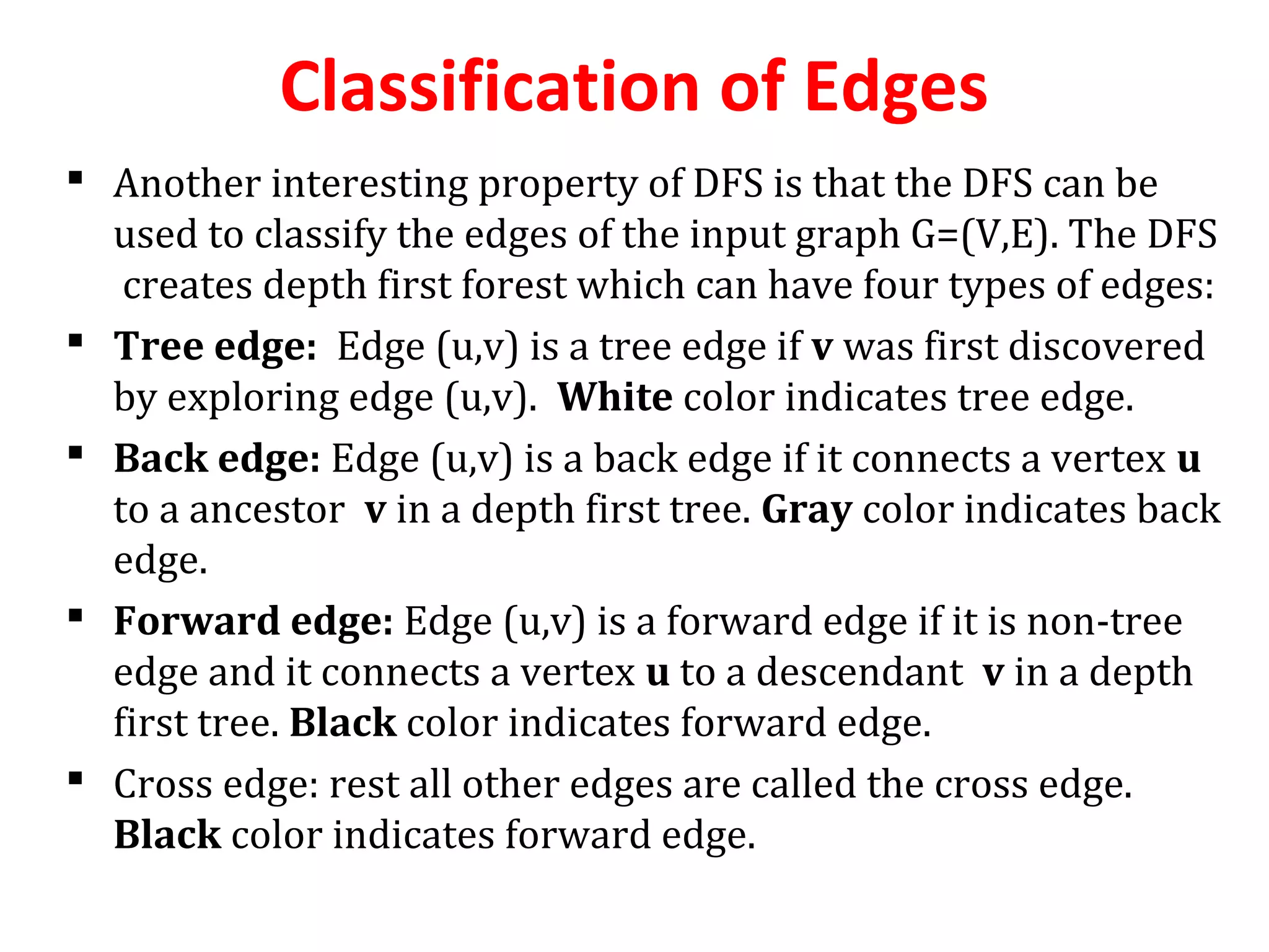 Breadth first search and depth first search | PPT