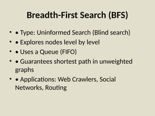 Social Network Using Bfs BFS_and_BestFS_Presentation for the better learn | PPTX