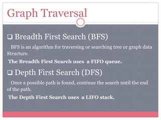 BFS and DFS | PPTX